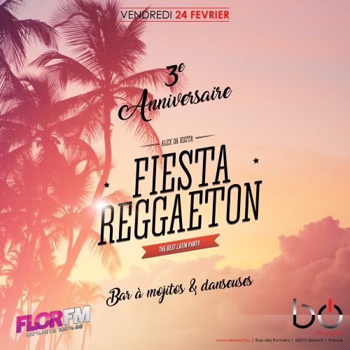 3 ans – Fiesta Reggaeton