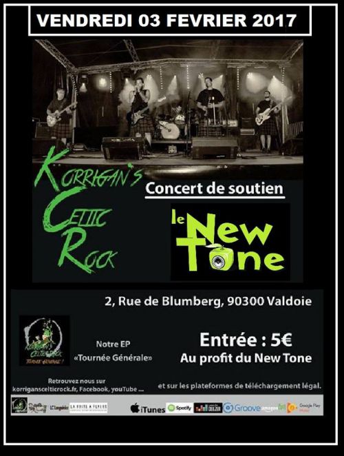 Korrigan’s Celtic Rock En Live !