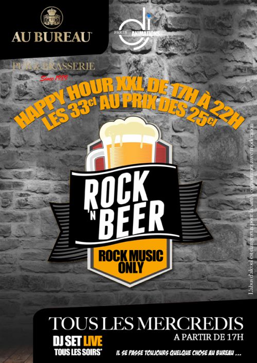 Happy Dj Hour Rock’n Beer by Dj Paris Animations