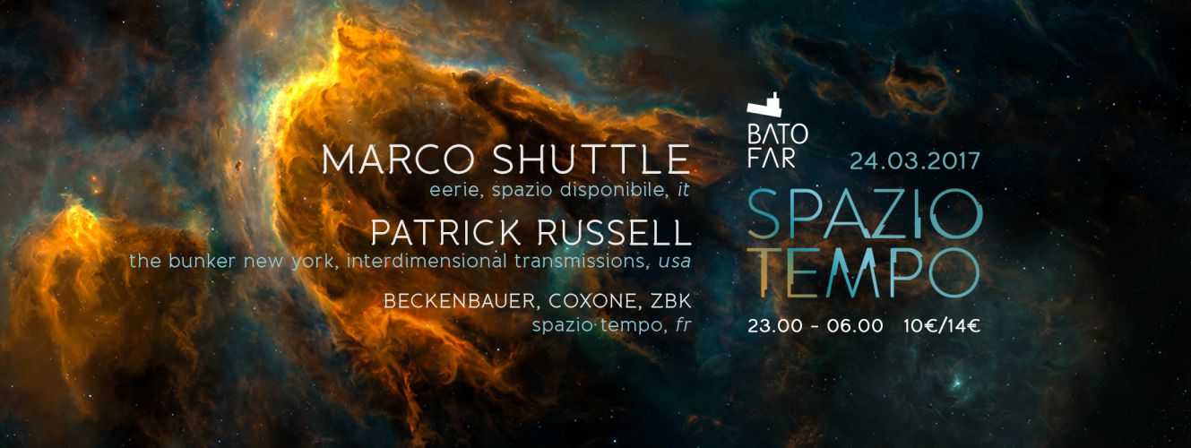 Spazio Tempo: Marco Shuttle, Patrick Russell