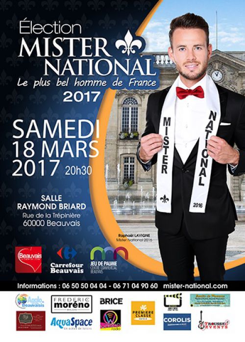 Election de Mister National 2017