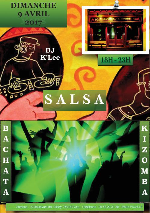 Salsa Bachata Kizomba au Pub Edward & Sons