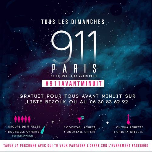The List Tous Les Dimanches Au 911 Paris