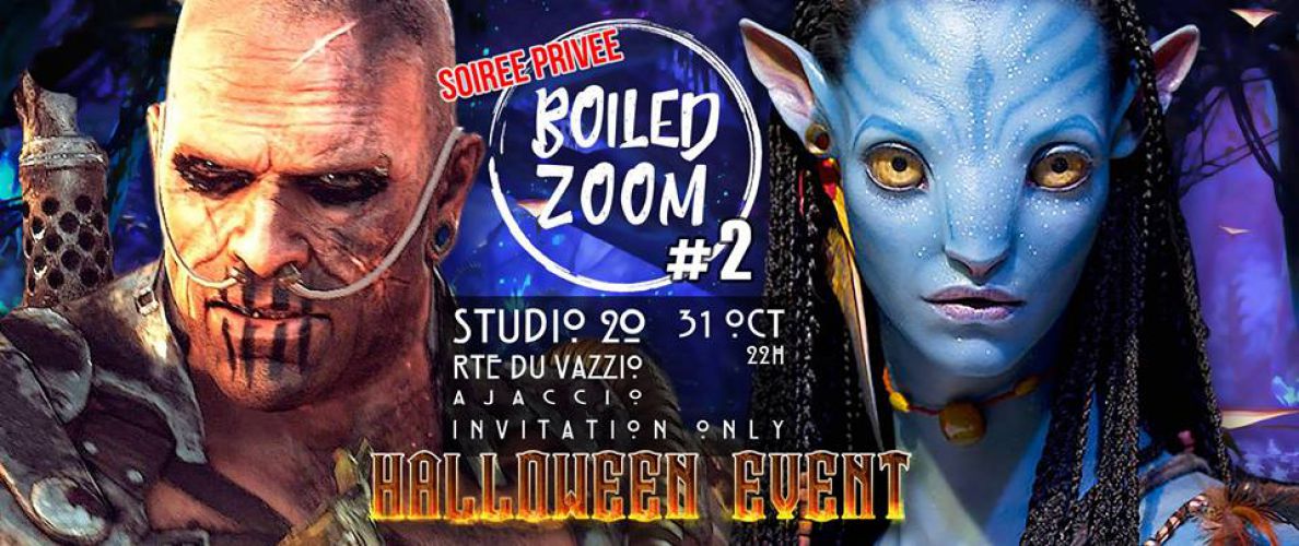 Boiled Zoom : Halloween · Organisé par LINE UP Corsica et Odz @ Studio 20 Ajaccio