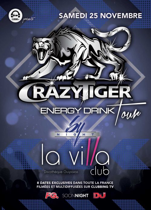 Crazy Tiger Energy Drink Tour