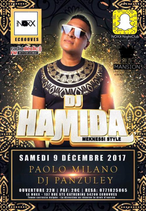 DJ HAMIDA au NoxX
