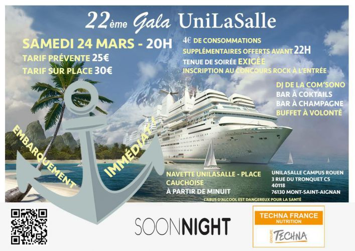 22ème Gala UniLaSalle Rouen 2018