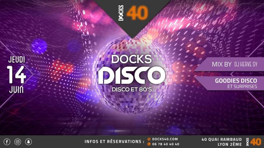 Disco Docks : Disco et 80’s