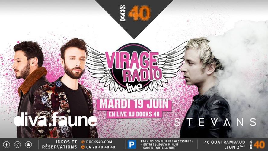 Virage Radio Live – Diva Faune et Stevans en showcase