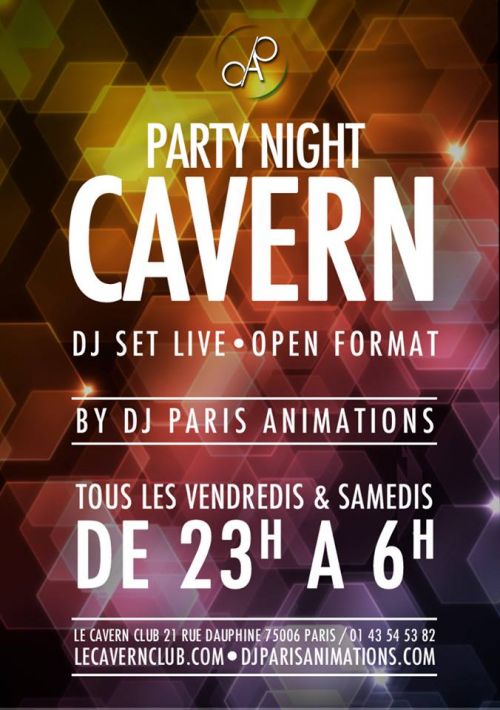 Soirée clubbing : Party Night Cavern