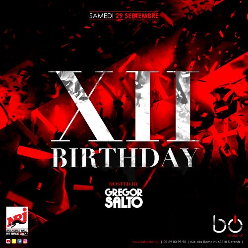 XII • Birthday w/ Gregor Salto