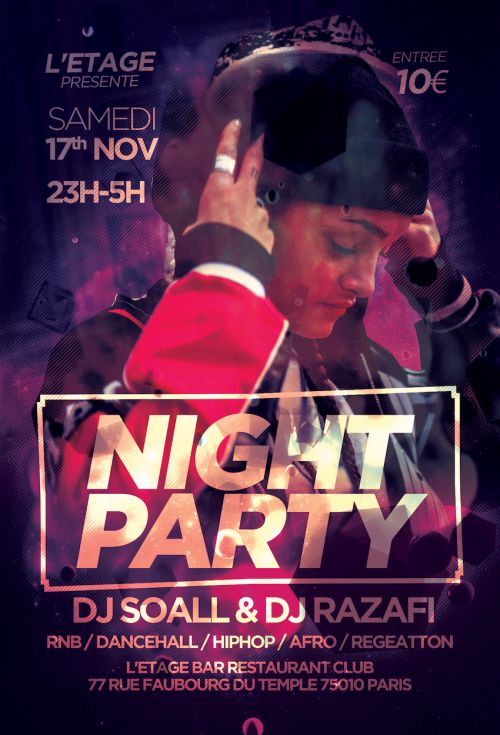 NIGHT Party#2/ dj Soall&razafi