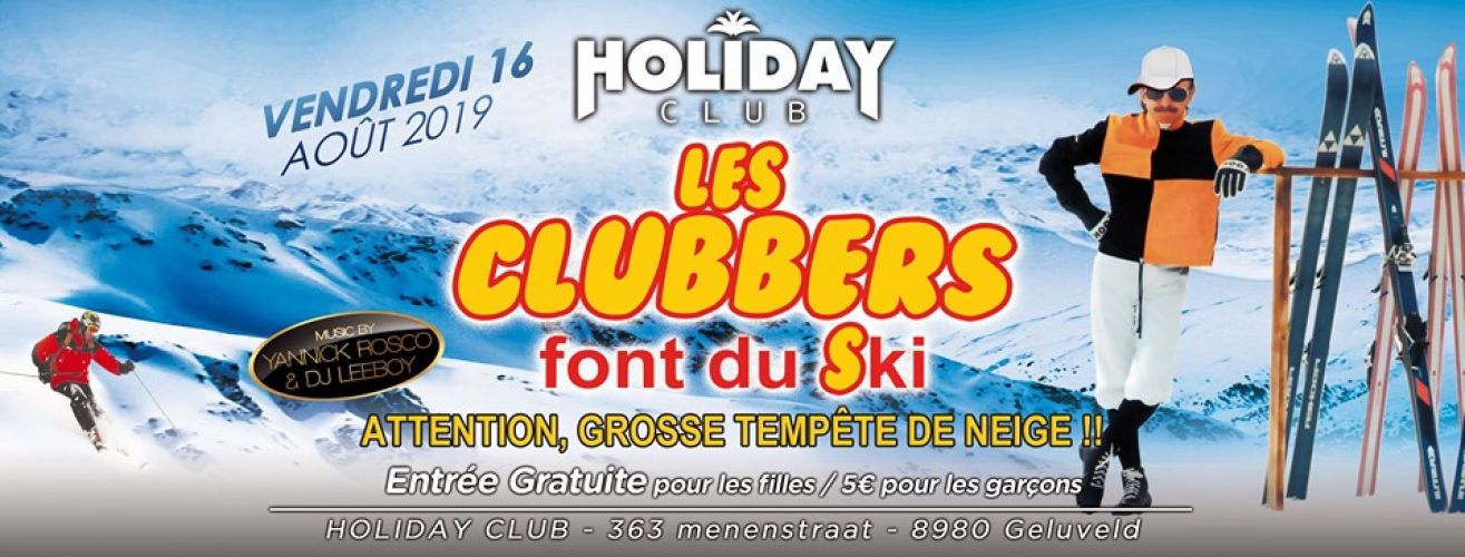 Les Clubbers font du ski