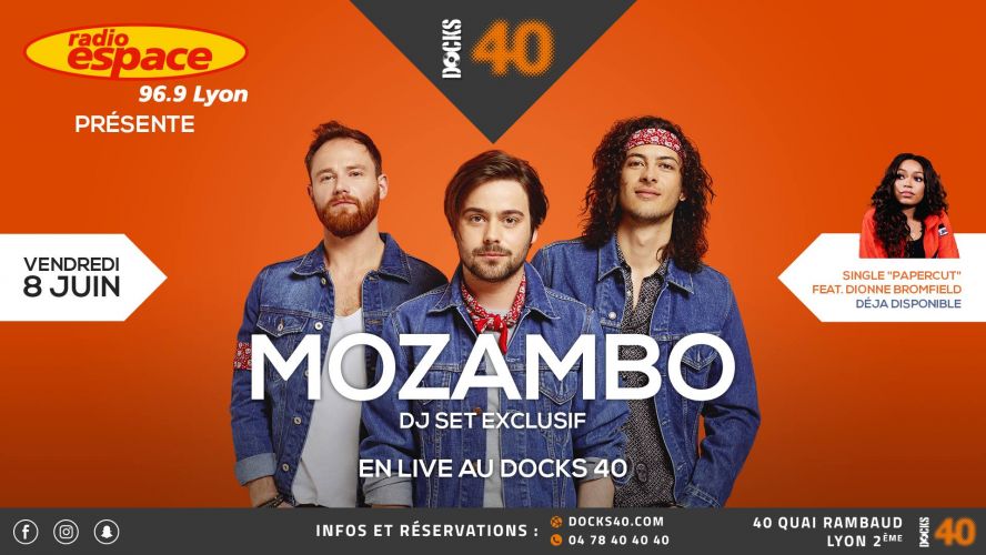 Mozambo en live au Docks 40 avec Radio Espace