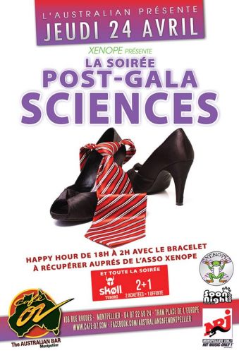La Soirée Post Gala Sciences