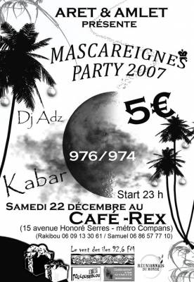 MASCAREIGNES PARTY AU CAFE REX