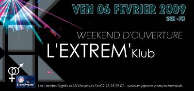 ExtremKlub Weekend inauguration