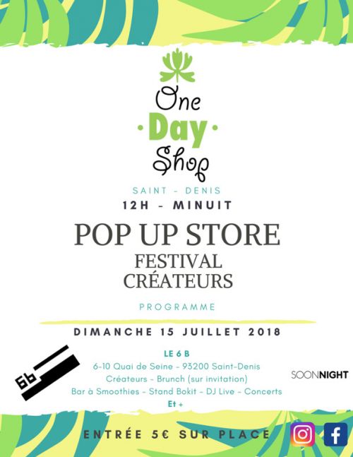 One Day Shop – Pop Up Saint Denis