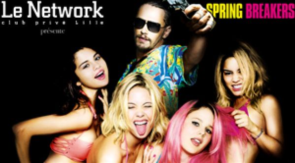 Official Party SPRINGBREAKERS au NETWORK le 1er mars 2013