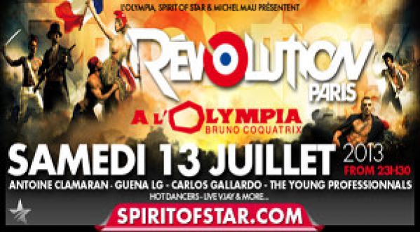 Révolution Paris à l’Olympia samedi 13 juillet 2013