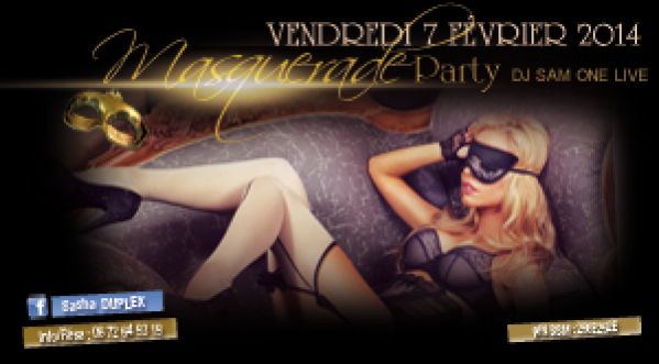 Masquerade Party au Duplex ce Vendredi – Imprimez vos Pass !