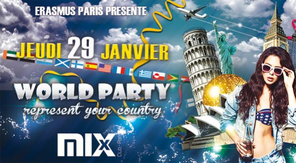 Erasmus Paris World Party au Mix Club ce jeudi !