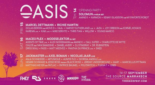 Le festival marocain Oasis met la touche finale à son édition 2017