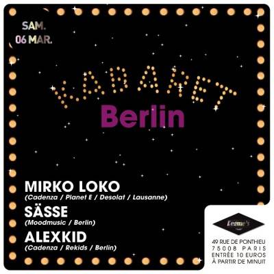 Kabaret Berlin @ Régine’s