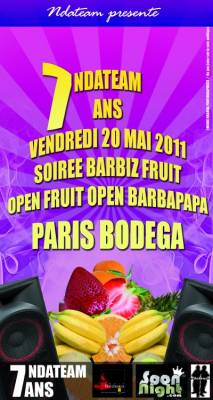 Soirée BARBIZ FRUITS