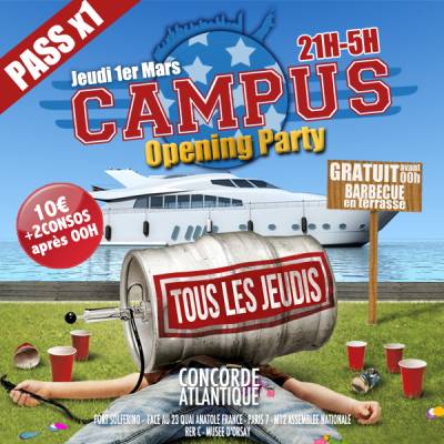 CAMPUS – OPENING PARTY