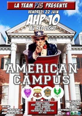 AHP10: AMERICAN CAMPUS VENDREDI 22 JUIN