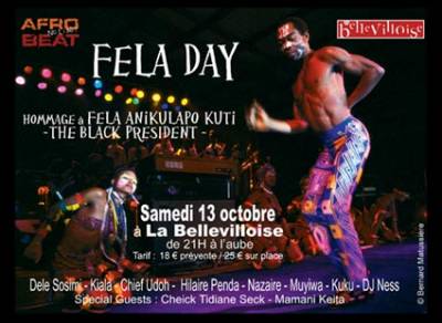 Fela Day 2012, Hommage à Fela Anikulapo Kuti, The Black President