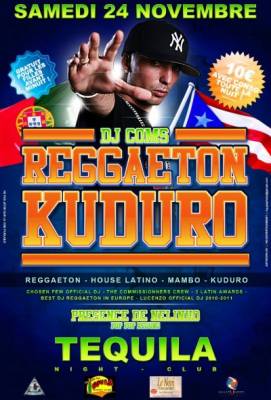 SOIREE REGGAETON KUDURO avec DJ Coms