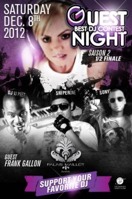 GUESTNIGHT AU PALAIS MAILLOT WITH FRANK GALLON