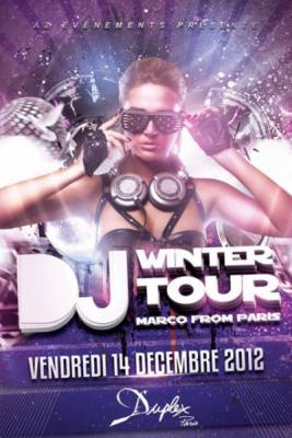 DUPLEX DJ WINTER TOUR – MARKO FROM PARIS LIVE