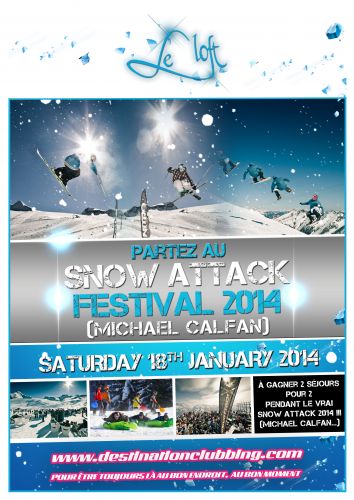 Official SNOW ATTACK FESTIVAL 2014