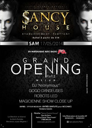 GRAND OPENING – SANCY EVENTS HOUSE – PARTIE 2
