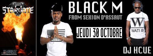 BLACK M & DJ HCUE en guest