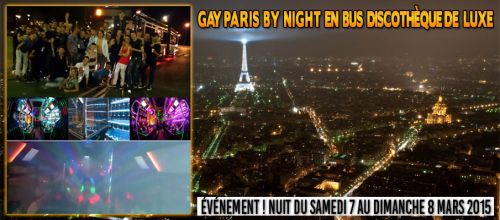 GAY PARIS BY NIGHT EN BUS DISCOTHEQUE