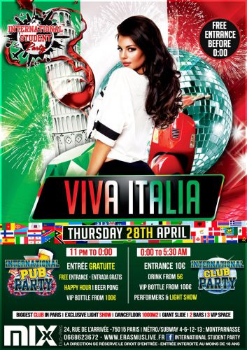 INTERNATIONAL STUDENT PARTY : Viva Italia