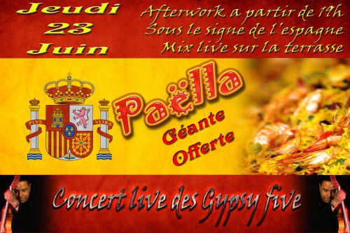 Afterwork Paëlla avec les Gypsy Five