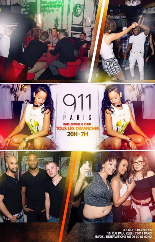 Resto & Club ‘911 Paris’, Dope Sunday !