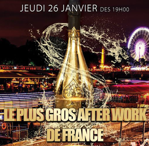 LE PLUS GROS AFTER WORK DE FRANCE – DATE EXCEPTIONNELLE – AU FLOW PARIS