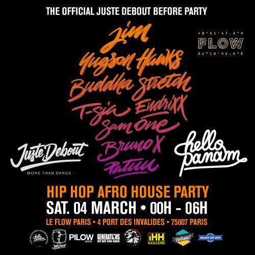 HELLO PANAM x JUSTE DEBOUT : The Official Juste Debout Before Party