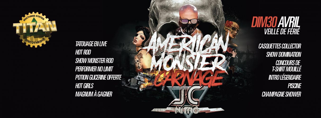 AMERICAN MONSTER CARNAGE BY JC NITRO !!!