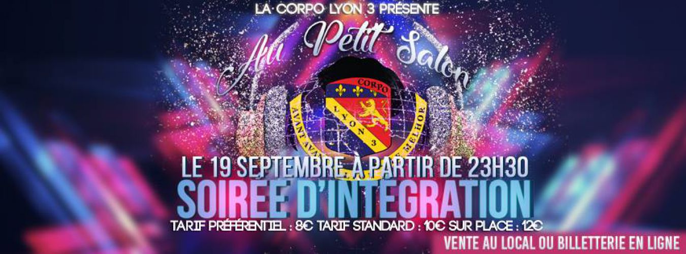 Soirée D’intégration -Mardi 19 septembre #Le Petit Salon