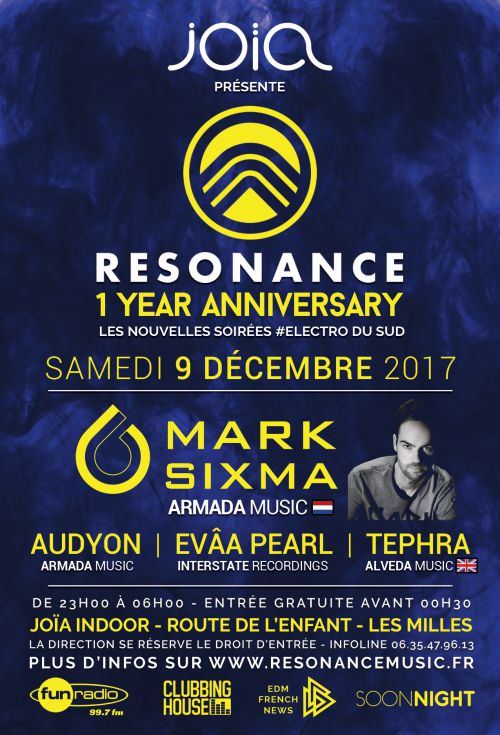 Resonance 1 Year Anniversary with Mark Sixma