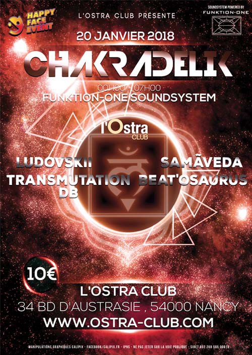 CHAKRADELIK Party @ L’Ostra Club