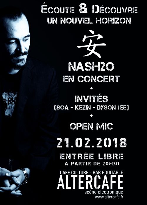 Nash2o en concert + Invités + Open MIC