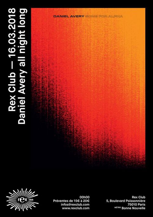 Daniel Avery All Night Long – 30 years Rex Club x Song for Alpha release party